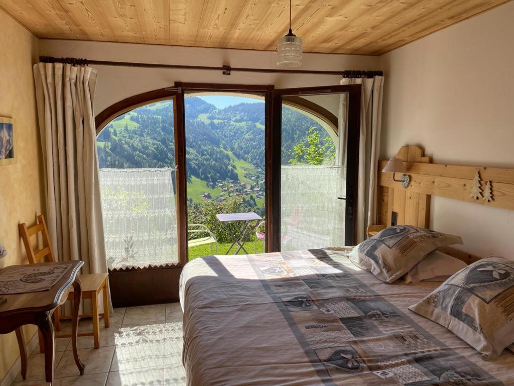 Chambre D'Hotes La Trace La Clusaz Exteriör bild