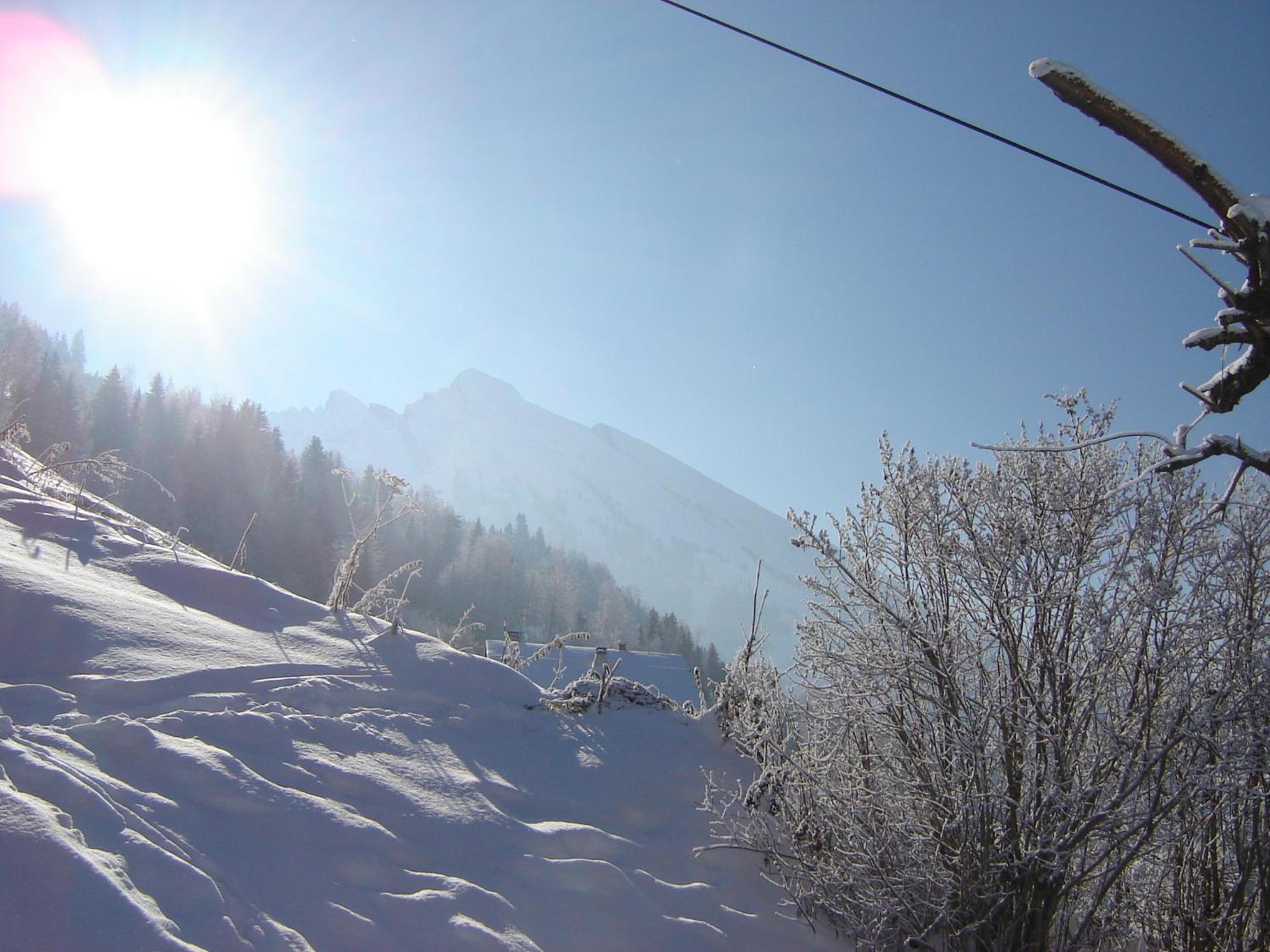Chambre D'Hotes La Trace La Clusaz Exteriör bild