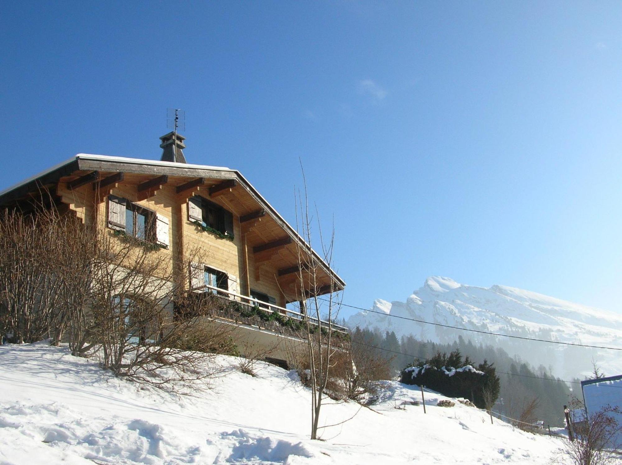 Chambre D'Hotes La Trace La Clusaz Exteriör bild